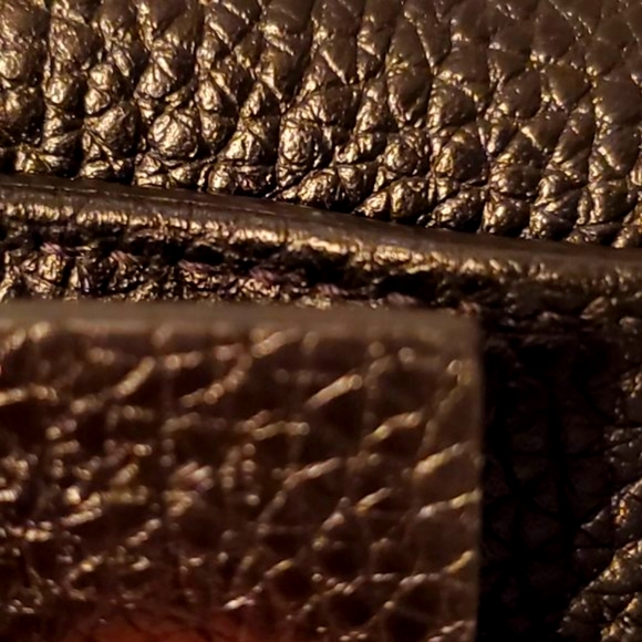 Brand New ! Gucci Interlocking shouder bag in black grained calfskin featuring l - Picture 3 of 6